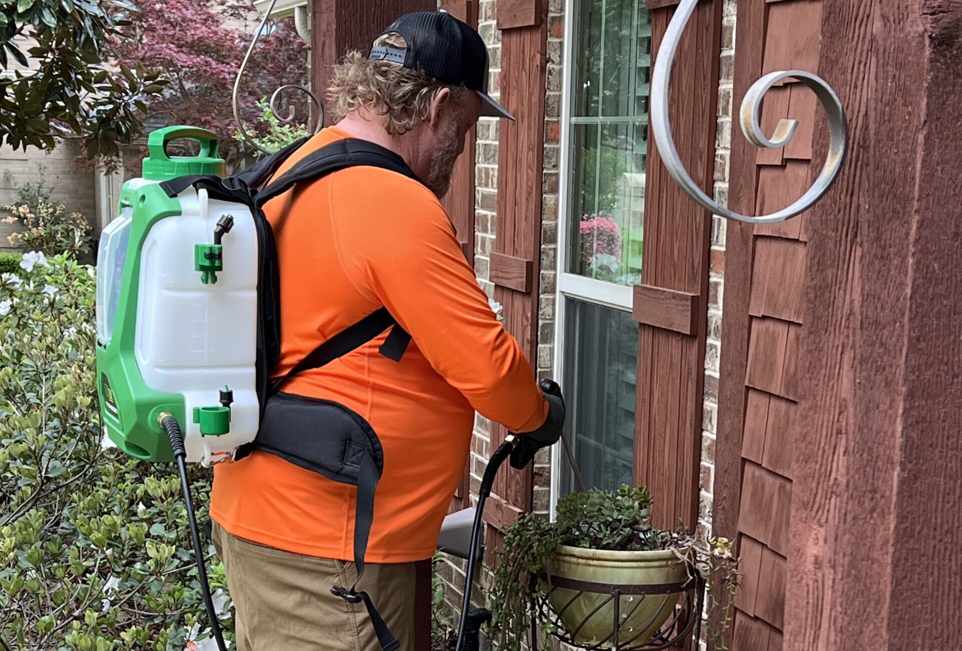 Pest Control Technician Providing Services in Jacksonville TX