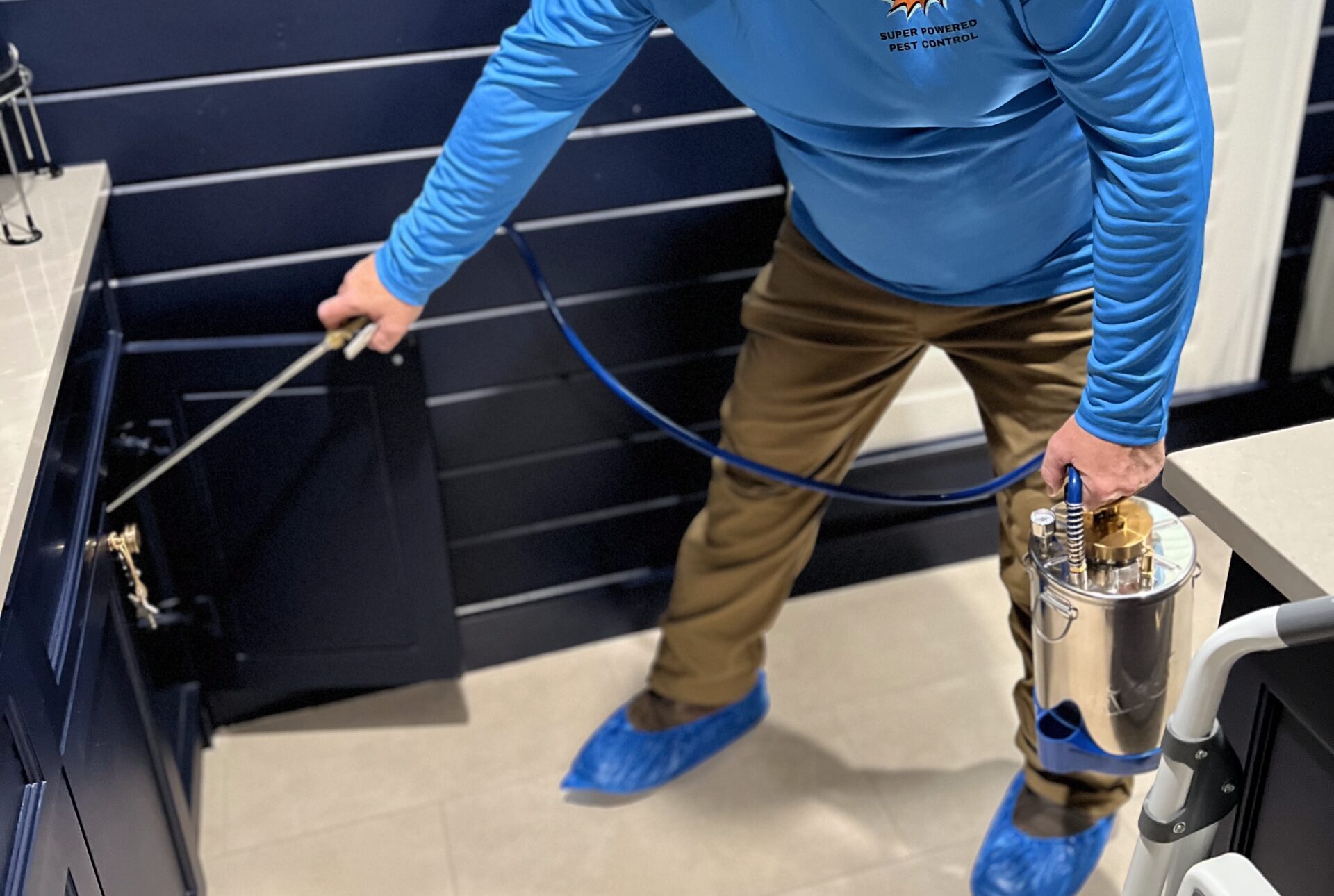 Pest Control Technician Providing Services in Bullard TX